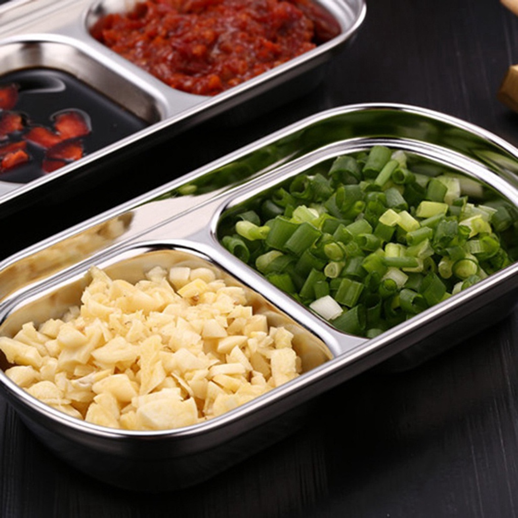 Chén Đựng Nước Chấm / Gia Vị Bằng Thép Không Gỉ Hàn Quốc / Samgyupsal