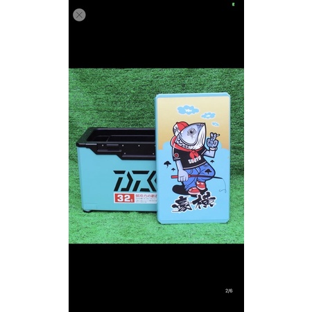 Thùng câu đài Dán decal 32L