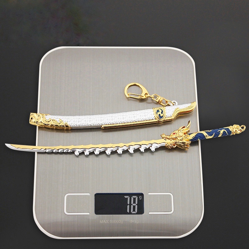 Mô hình Kiếm Rồng Vĩnh Kiếp Vô Gian Naraka Bladepoint Dài 22cm Kim Loại Cao Cấp Mô hình trưng bày trang trí