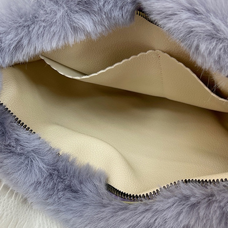 Túi Đeo Vai Bằng acrylic Phủ Lông Phong Cách Hàn Quốc Thời Trang