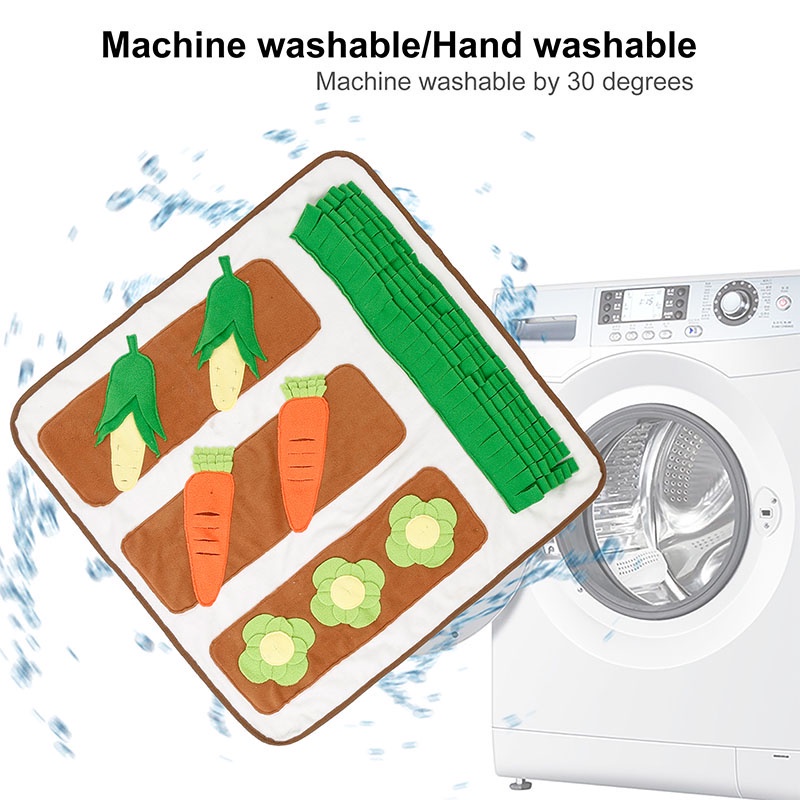 HamshMoc Thảm Đồ Chơi Giải Đố Hỗ Trợ Huấn Luyện IQ Giảm Căng Thẳng Cho Thú Cưng Kèm 2 Thảm