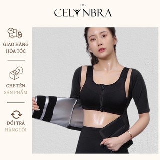 Áo Giữ Nhiệt Đổ Mồ Hôi Đai Nịt Bụng Hỗ Trợ Giảm Mỡ Bụng, Mỡ Cánh Tay Hiêu Quả Khi Tập Thể Dục