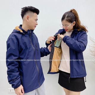 Áo phao khoác gió nam nữ cao cấp 2 lớp lót lưới, lót lông có mũ form rộng khóa chống nước siêu nhẹ hàng VNXK đẹp