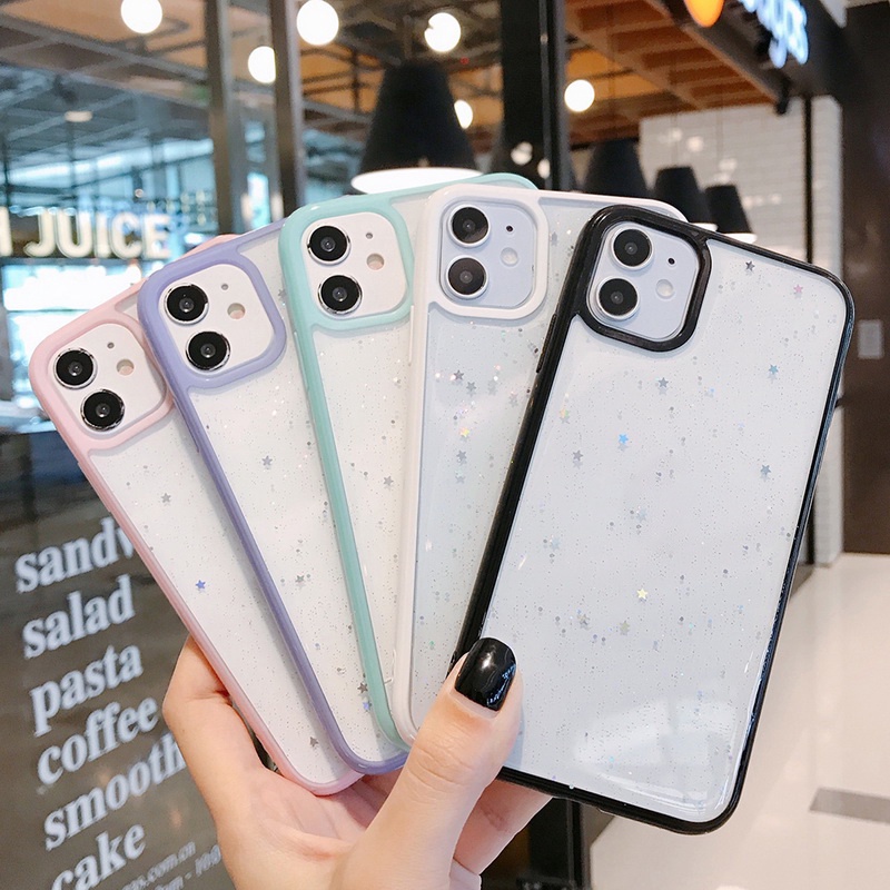 Ốp Điện Thoại Cứng Trong Suốt Chống Sốc Cho iPhone 14 13 12 11 Pro Max Mini XS Max XR X 8 7 Plus + SE 2020