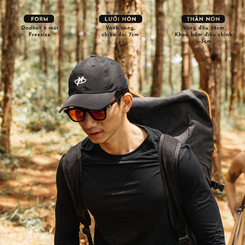 Nón Thể Thao Lưỡi Trai Không Lót Reckless Nylon Dadhat - Vải Nylon Polymide