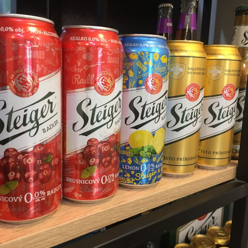 Bia Tiệp Steiger lon lẻ 500ml mix vị date 2024