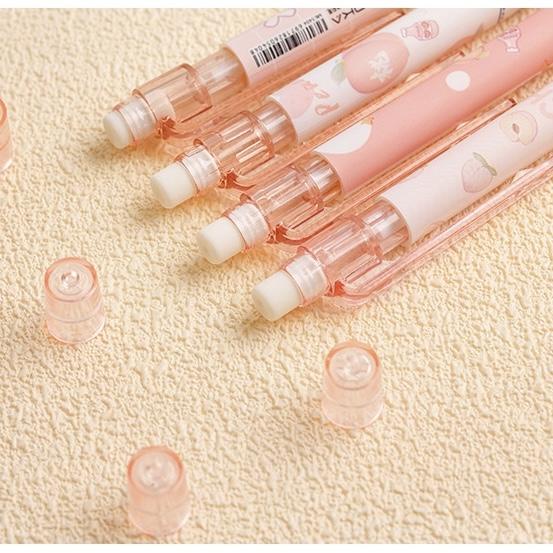 Bút chì ngòi kim 2B  trái đào dễ thương cute dành cho mọi lứa tuổi