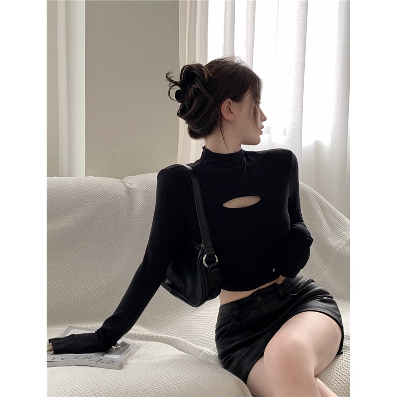 NRVP Áo Thun Nữ Dài Tay Phong Cách Hàn Quốc Mới 2023