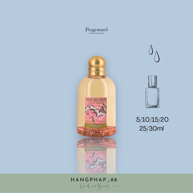 Nước hoa nội địa Pháp Reine des Cœurs Fragonard