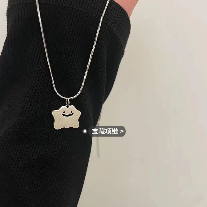 Vòng cổ Mặt Hình Quái Vật Nhỏ 3IDD Phong Cách Hip Hop Thời Trang Cho Nữ