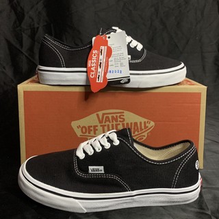 Giày Vans Authentic Classic Black White đen trắng cao cấp full box