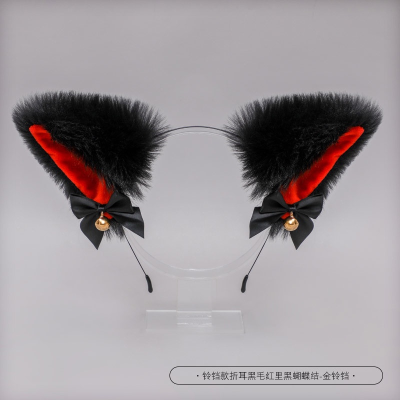 Băng Đô Tai Mèo Bông Dễ Thương Phong Cách Lolita Nhật Bản