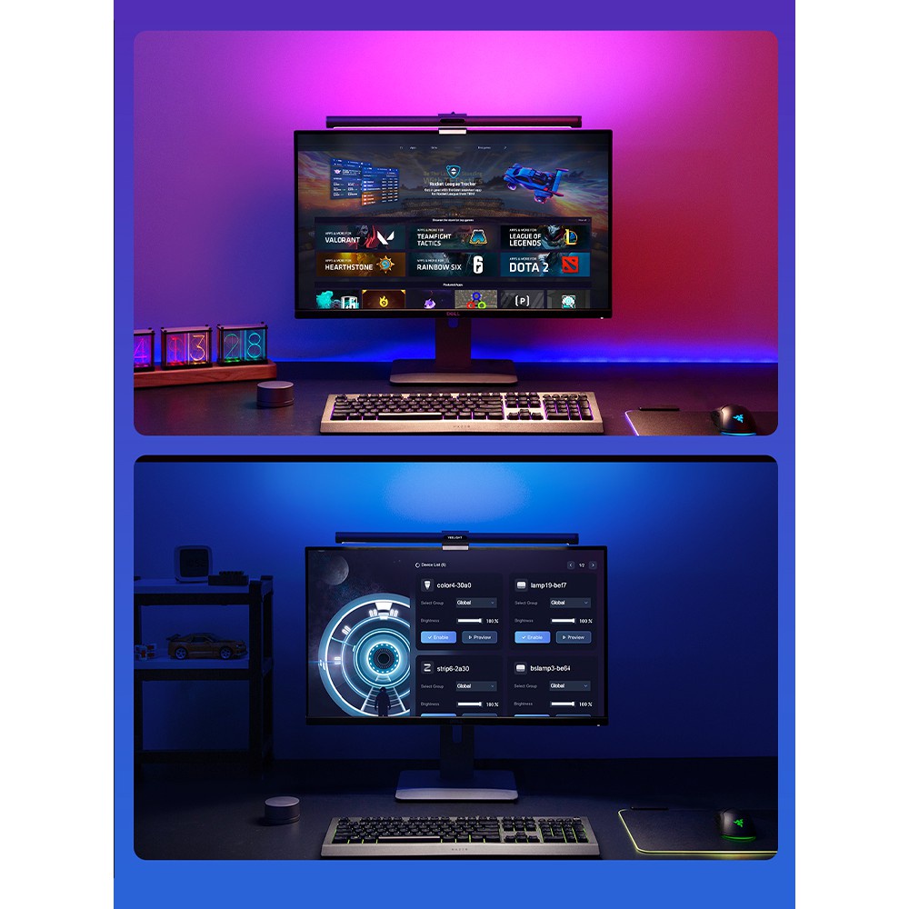 Đèn LED Yeelight YLTD003 Pro Bảo Vệ Mắt Có Thể Điều Chỉnh Phù Hợp Với Razer Chroma Và Sói