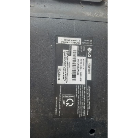 Bo mạch tivi LG 42LF550T bo xử lý, bo nguồn, tcon, lo, cáp bóc máy