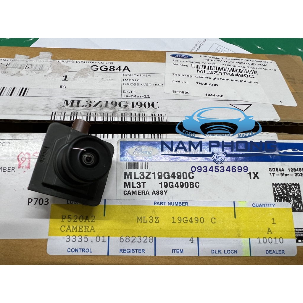 Camera lùi Ranger - Camera sau Ranger 2022 - 2023 - ML3Z19G490C