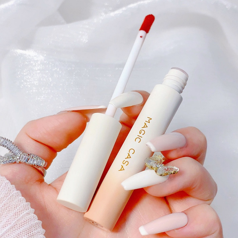 Set 5 Son Kem Nhung Lì Kháng Nước Lâu Trôi Thiết Kế Dễ Thương