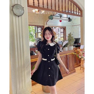 ✿ ĐẦM ĐEN CỔ SEN ✿