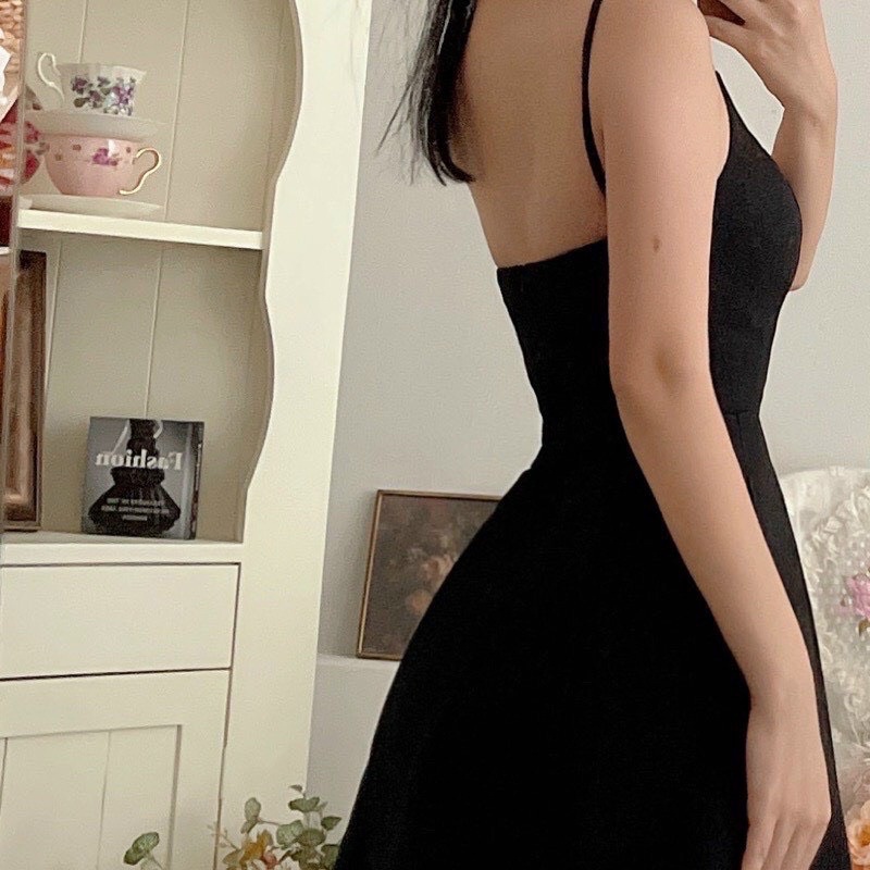 Đầm Thun Cotton Xốp Tà Xoè Công Chúa D121