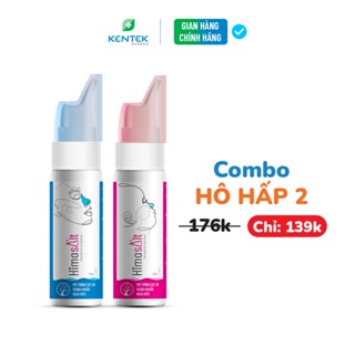 Himasalt người lớn 75ml + Himasalt trẻ em 75ml | Xịt mũi muối hồng Himalaya cho gia đình