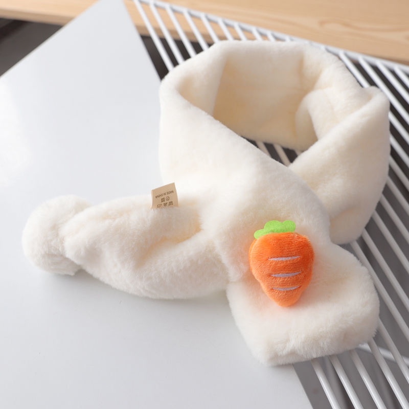 Khăn choàng cổ GAVINBROWN phủ lông thỏ nhân tạo nhiều màu sắc giữ ấm mùa đông phong cách Hàn Quốc dễ thương dành cho nữ