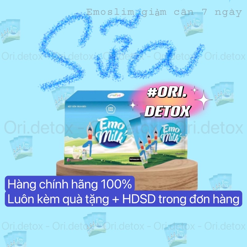 Bột giảm cân E.m.0.slim vị sữa bò tách béo - Giảm cân, giảm mỡ, giữ dáng