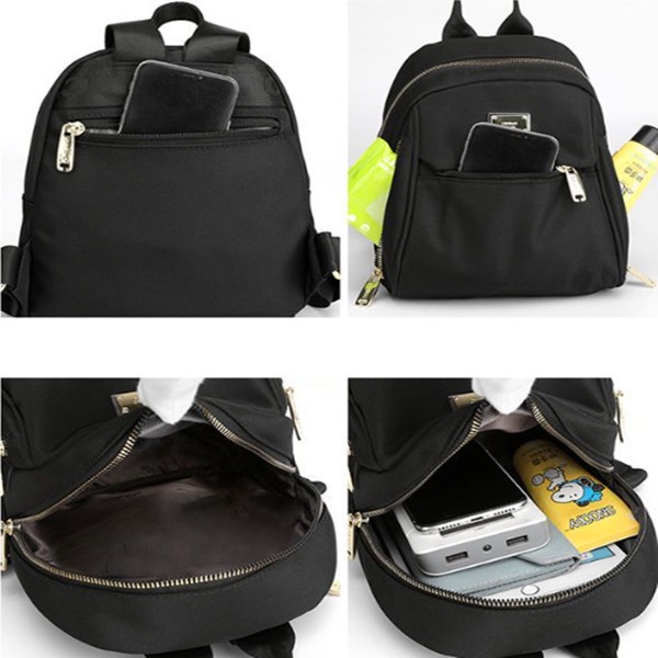 Balo Nylon Chống Thấm Nước Thời Trang Cho Nữ