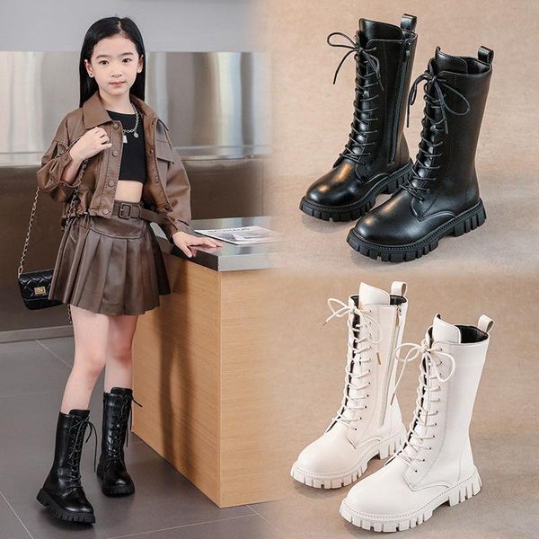 Boot chiến binh cao cho bé gái