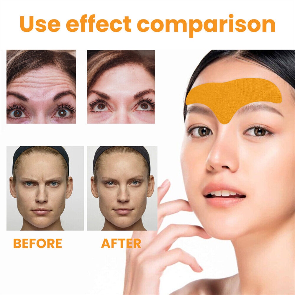 ☺❤ Set 50 Miếng Dán Collagen Làm Săn Chắc Da Chống Nếp Nhăn Cho Vùng Trán Và Trán