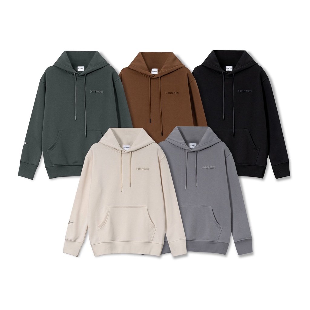 Set đồ ngắn Unisex Hoodie nỉ Cotton Chân cua - HAFOS