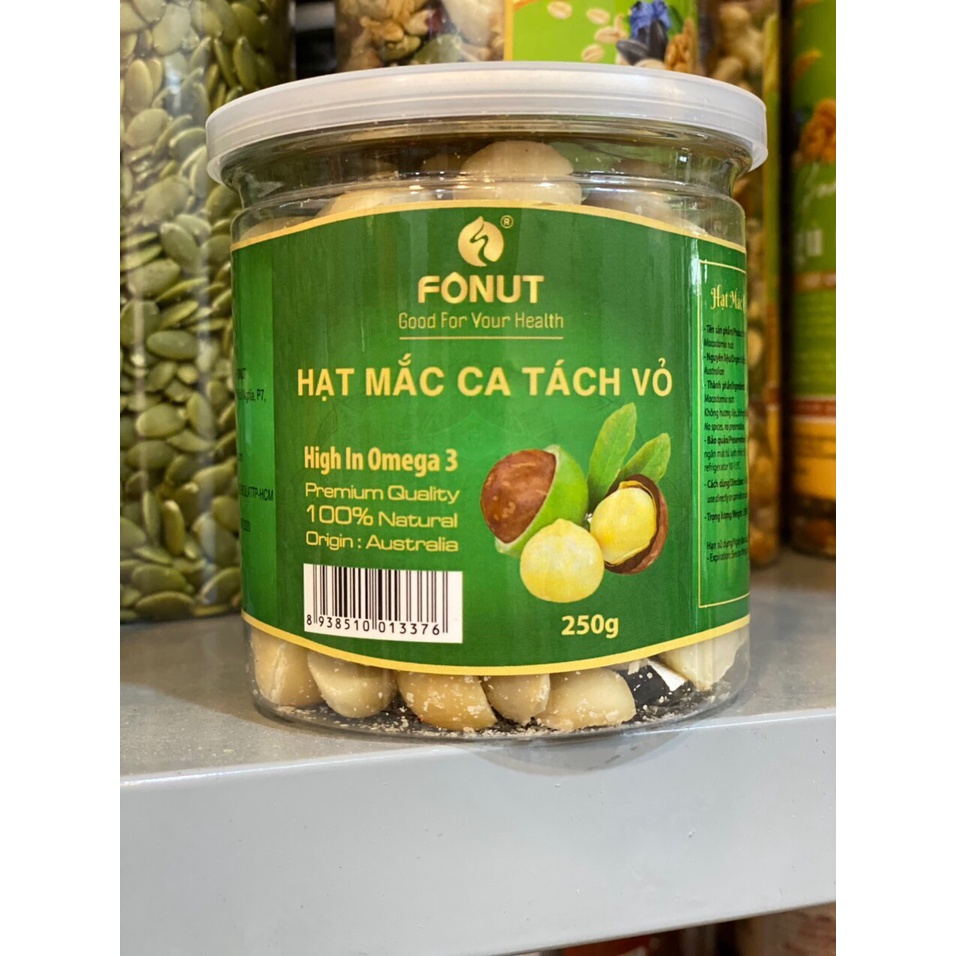 Hạt Macca Đã Tách Vỏ (hủ 250g)
