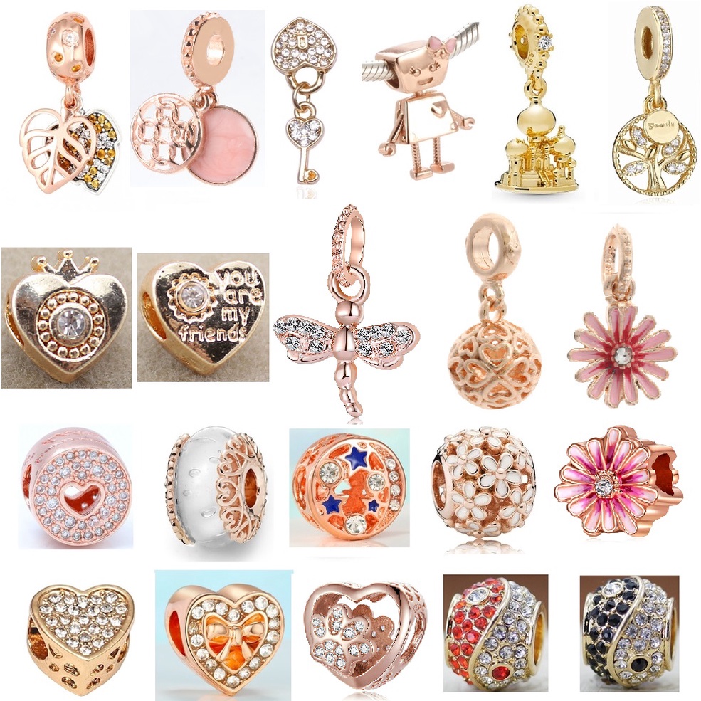 Charm treo vàng nhiều mẫu- Linhcharms