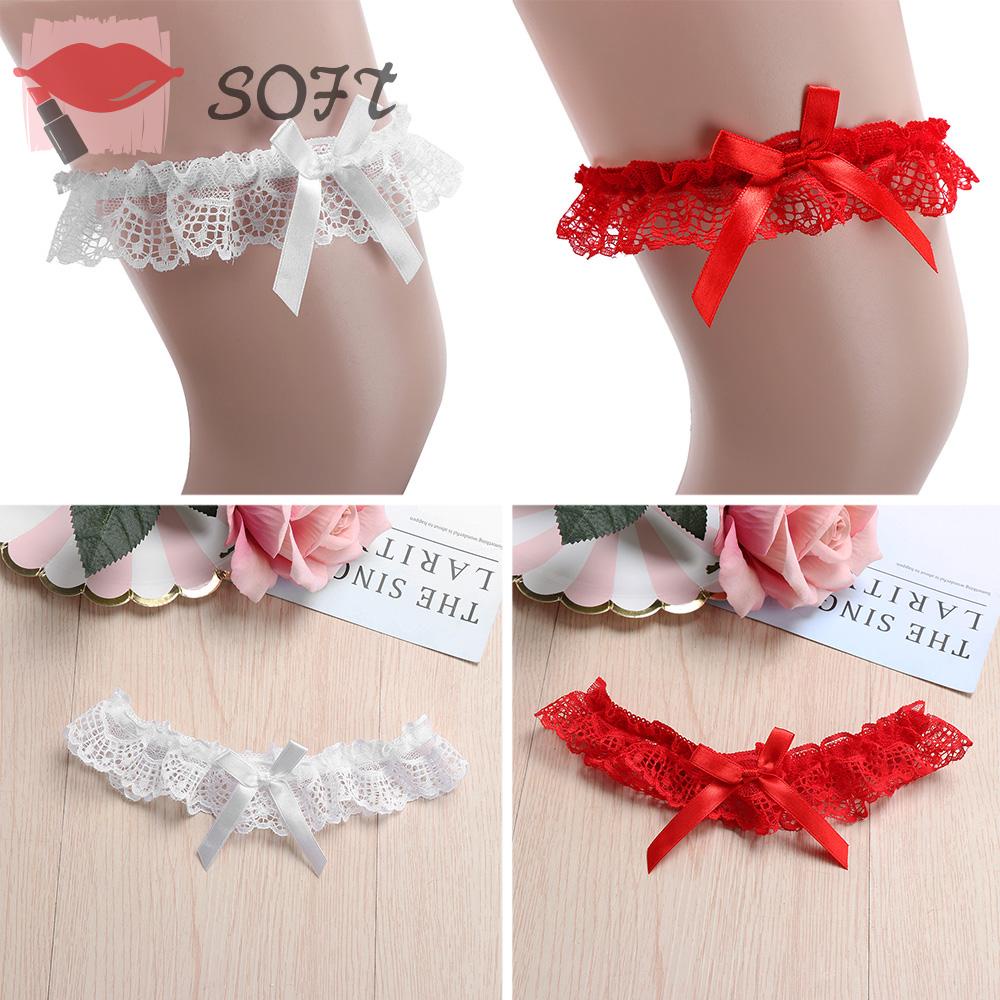 Đai nịt bít tất phối ren đính nơ phong cách quyến rũ cho nữ