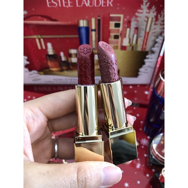 Son estee lauder combo 2cay giá 220 /màu  540 va 561