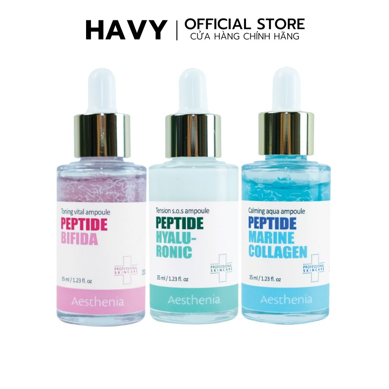 Tinh chất tươi dưỡng da Aesthenia Peptide Ampoule 35ml