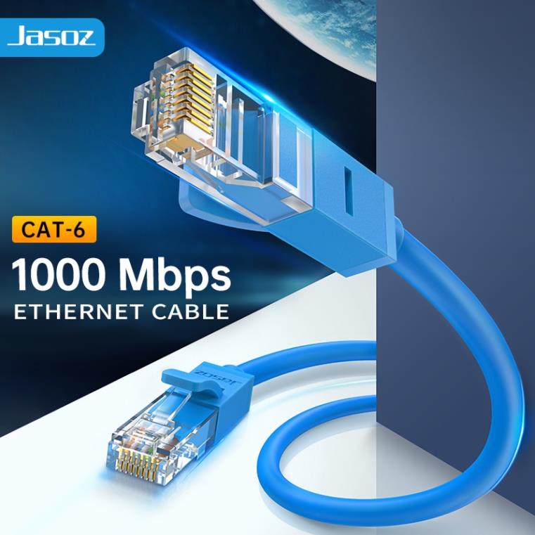 Cáp mạng CAT6 1000Mbps JASOZ E102 - Hàng chính hãng - Bảo hành 18 tháng