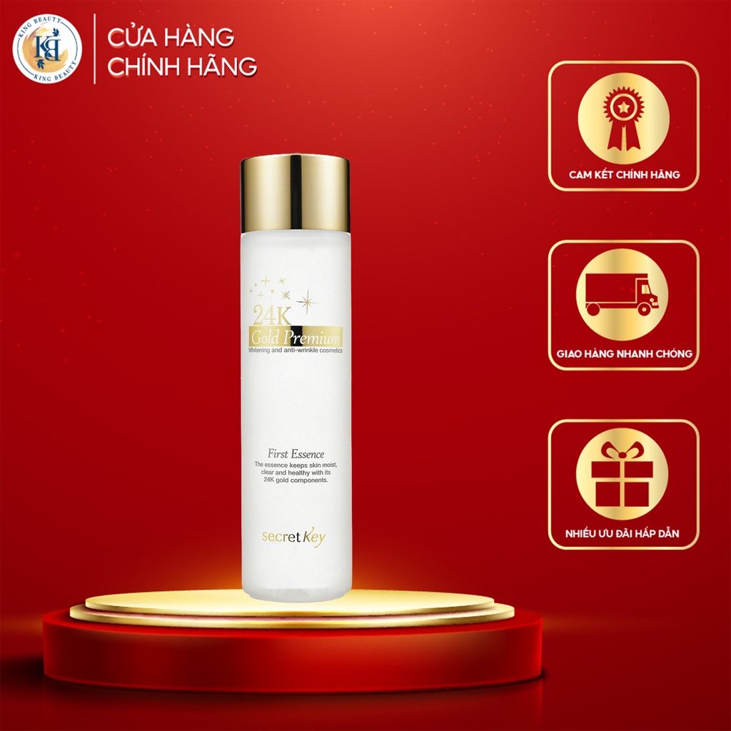 Tinh Chất Dưỡng Trắng Và Chống Lão Hóa Secret Key 24K Gold Premium First Serum 150ml
