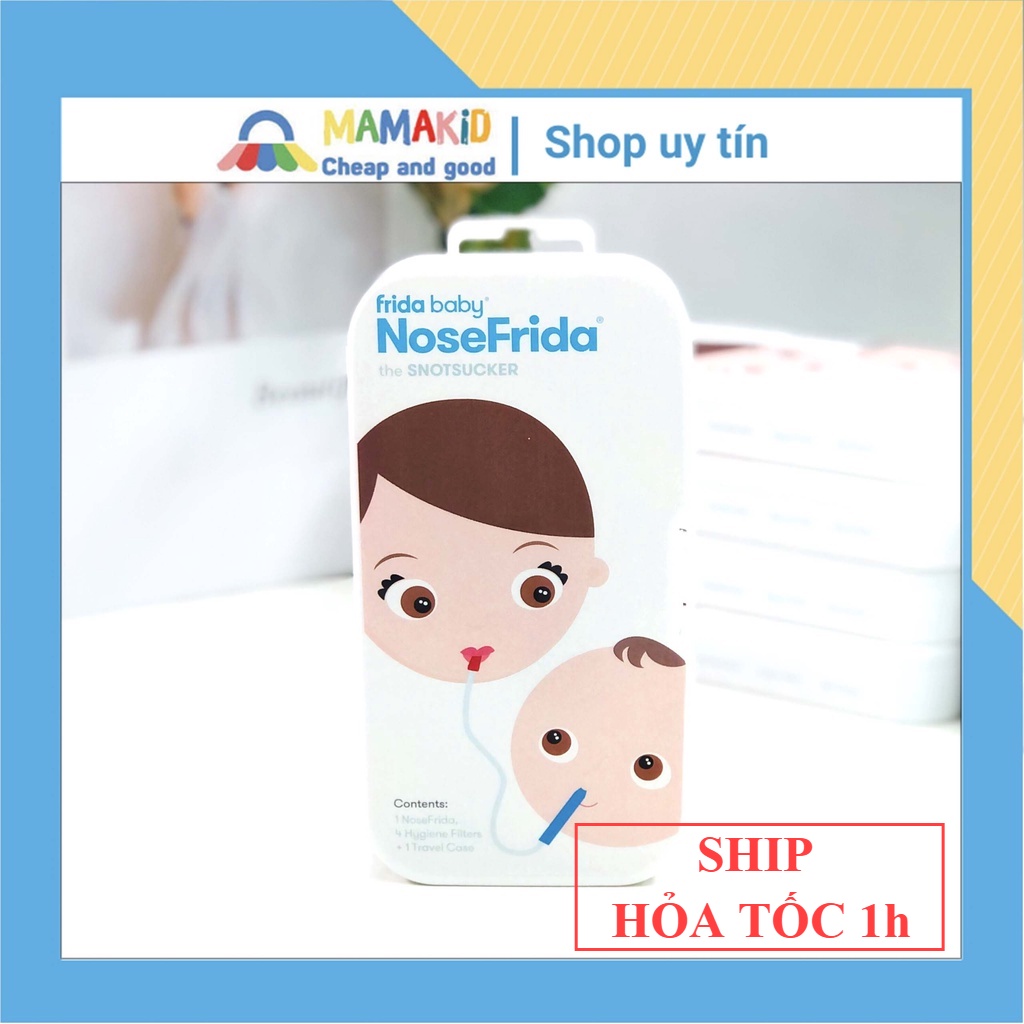 Dụng cụ hút mũi Nosefrida Thụy Điển cho bé từ 0-3 tuổi, mẫu mới