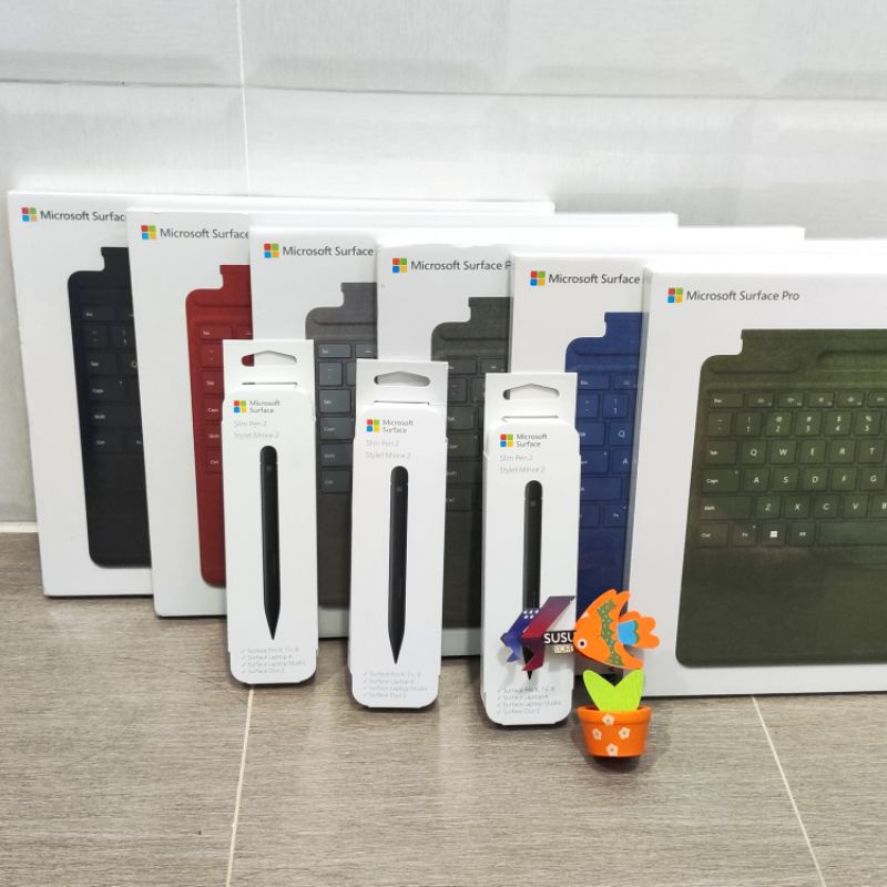 Combo bàn phím Surface Pro 8 - Surface Pro 9 - Surface Pro X kèm Slim Pen 2 , NEW SEAL , Đủ màu
