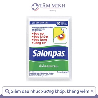 SALONPAS MIẾNG DÁN GIẢM SƯNG ĐAU