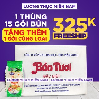  1 Thùng Bún Tươi Safoco 15 Gói 300G 