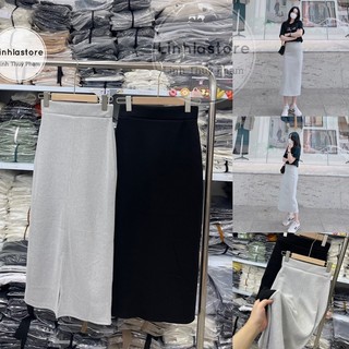 CHÂN VÁY LEN ULZZANG HÀN QUỐC (ảnh thật)