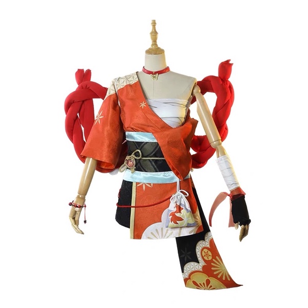 Sét cosplay nhân vật Yoimiya trong Genshin Impact