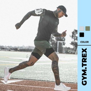Quần đùi nam thể thao 2 lớp ASRV SP124, Quần short tập gym nam lót legging dáng ngắn - GYMTREX