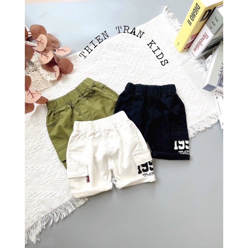 Quần Kaki đùi túi hộp cho bé siêu xinh