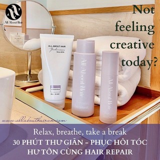 Trọn bộ sản phẩm 𝗔𝗹𝗹 𝗔𝗯𝗼𝘂𝘁 𝗛𝗮𝗶𝗿🎁( tặng kèm kem ủ - mũ ủ tóc - gấp tóc )