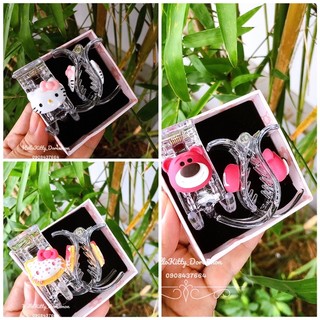 Kẹp tóc càng cua 3 răng hoạt hình