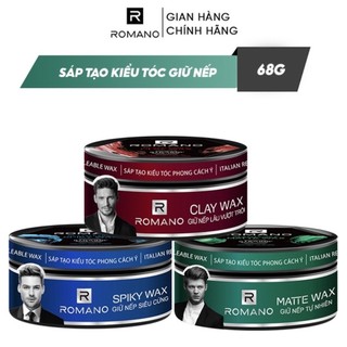 Wax vuốt tóc nam romano 68g chính hãng mẫu mới