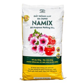 Đất sạch hữu cơ trộn sẵn đa dụng NAMIX - Rau-hoa-quả - 20l (11-12kg) - ALL PURPOSE POTTING MIX