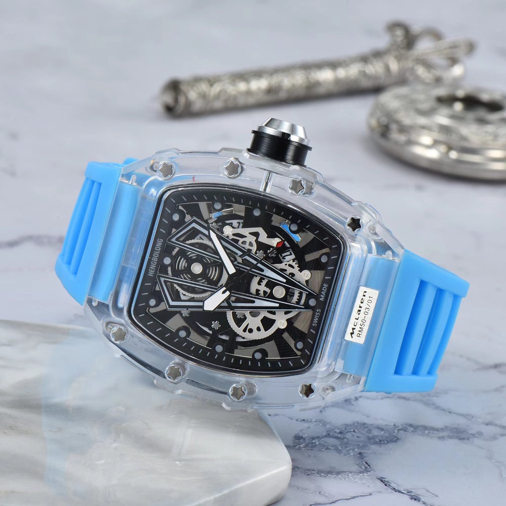 Đồng hồ Richard mille nam nữ khung trong suốt lộ máy cực chất