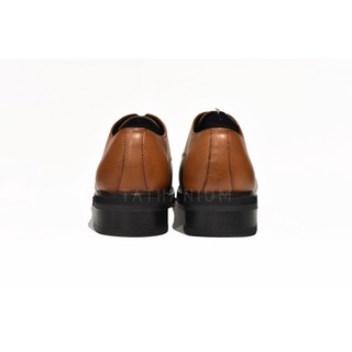 [TATHANIUM Footwear] Giày Derby cột dây màu bò da mộc